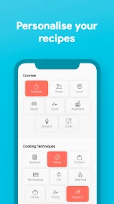Поваренная книга рецептов screen 2