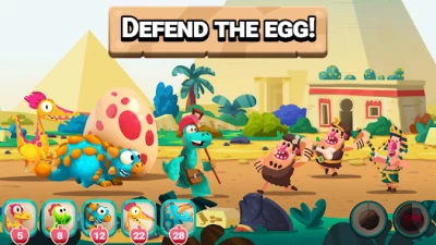 Dino Bash: Время путешествий screen 1